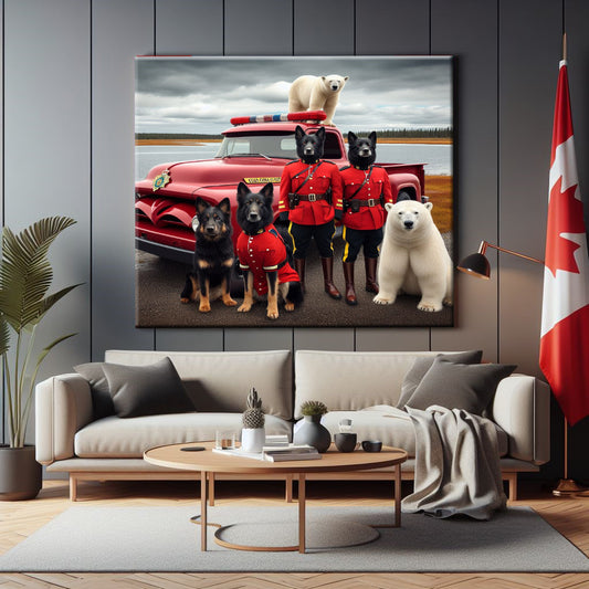 Manitoba RCMP Canvas Print