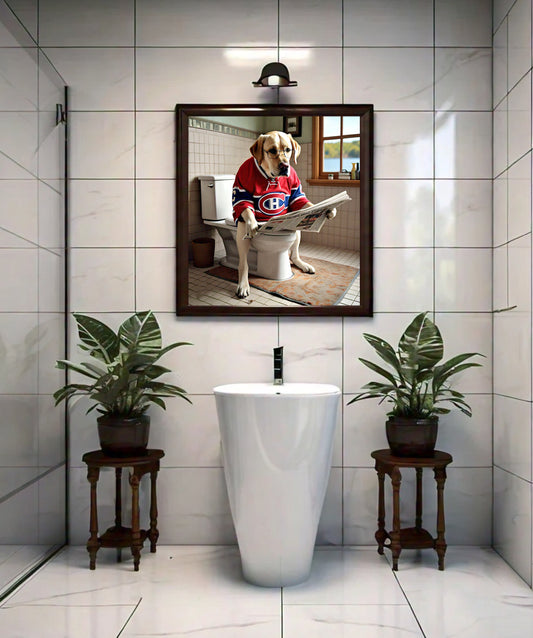 Montreal Canadiens Dog Photo Print