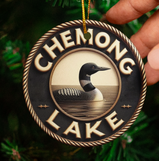 Chemong Lake Tree Ornament