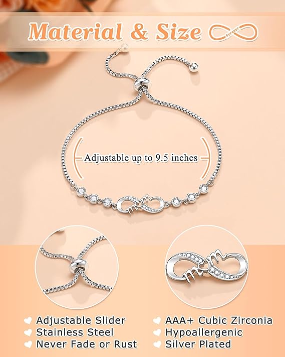 Mom Infinity Bracelet