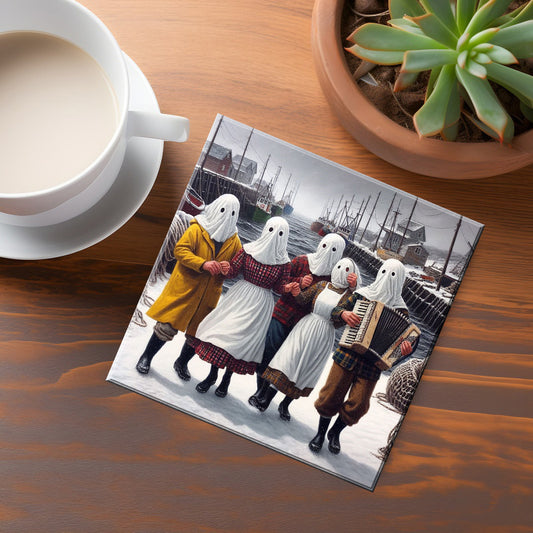 Newfoundland Mummers Coaster Design 709-20