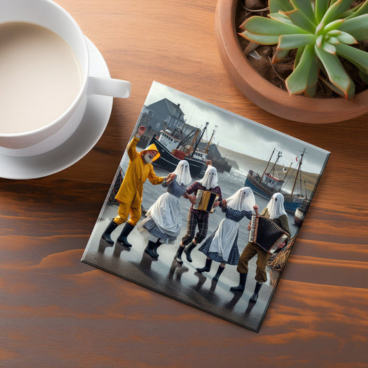 Newfoundland Mummers Coaster Design 709-12