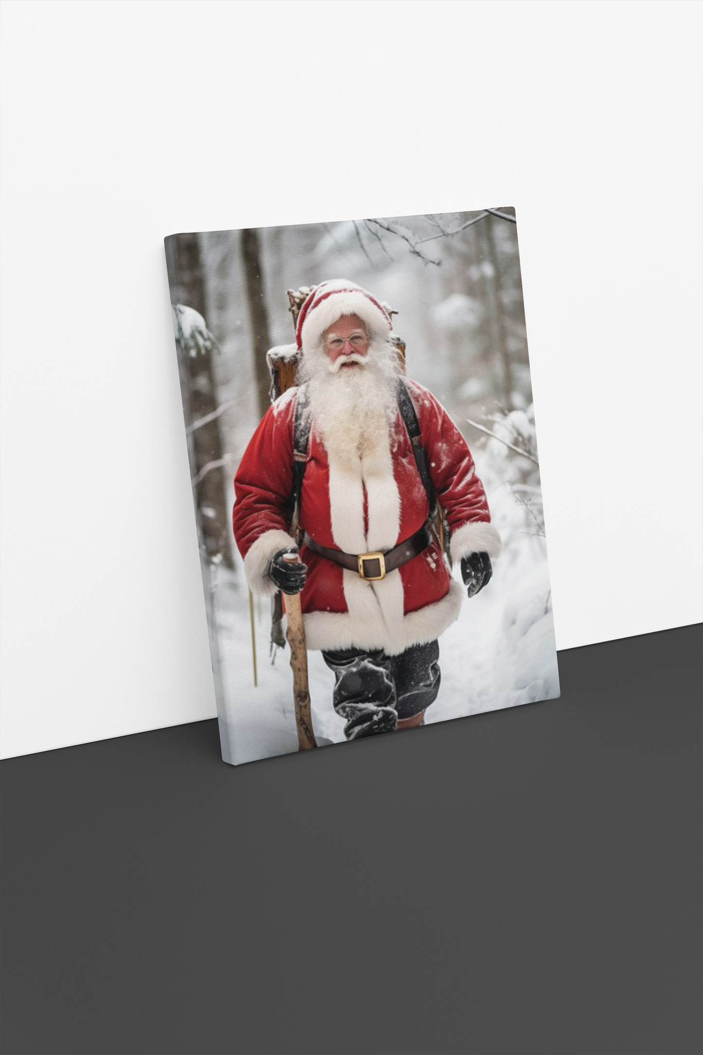 New Brunswick Santa Canvas Print