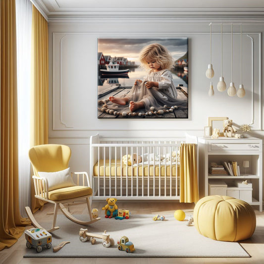 Newfoundland & Labrador Baby Canvas Print