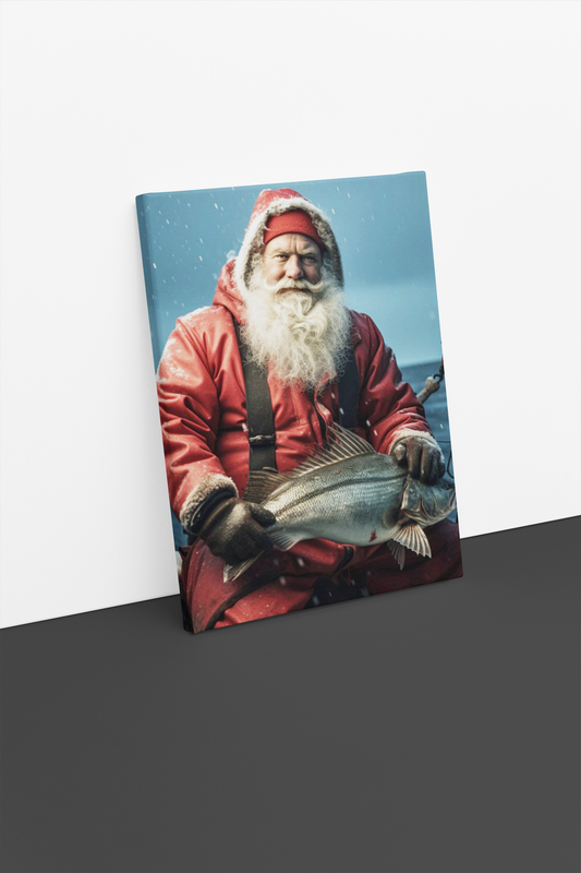 Newfoundland & Labrador Santa Canvas Print