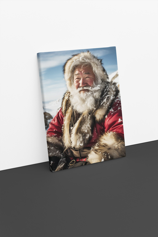 Nunavut Santa Canvas Print