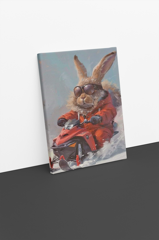 North West Territories Bunny Canvas Print