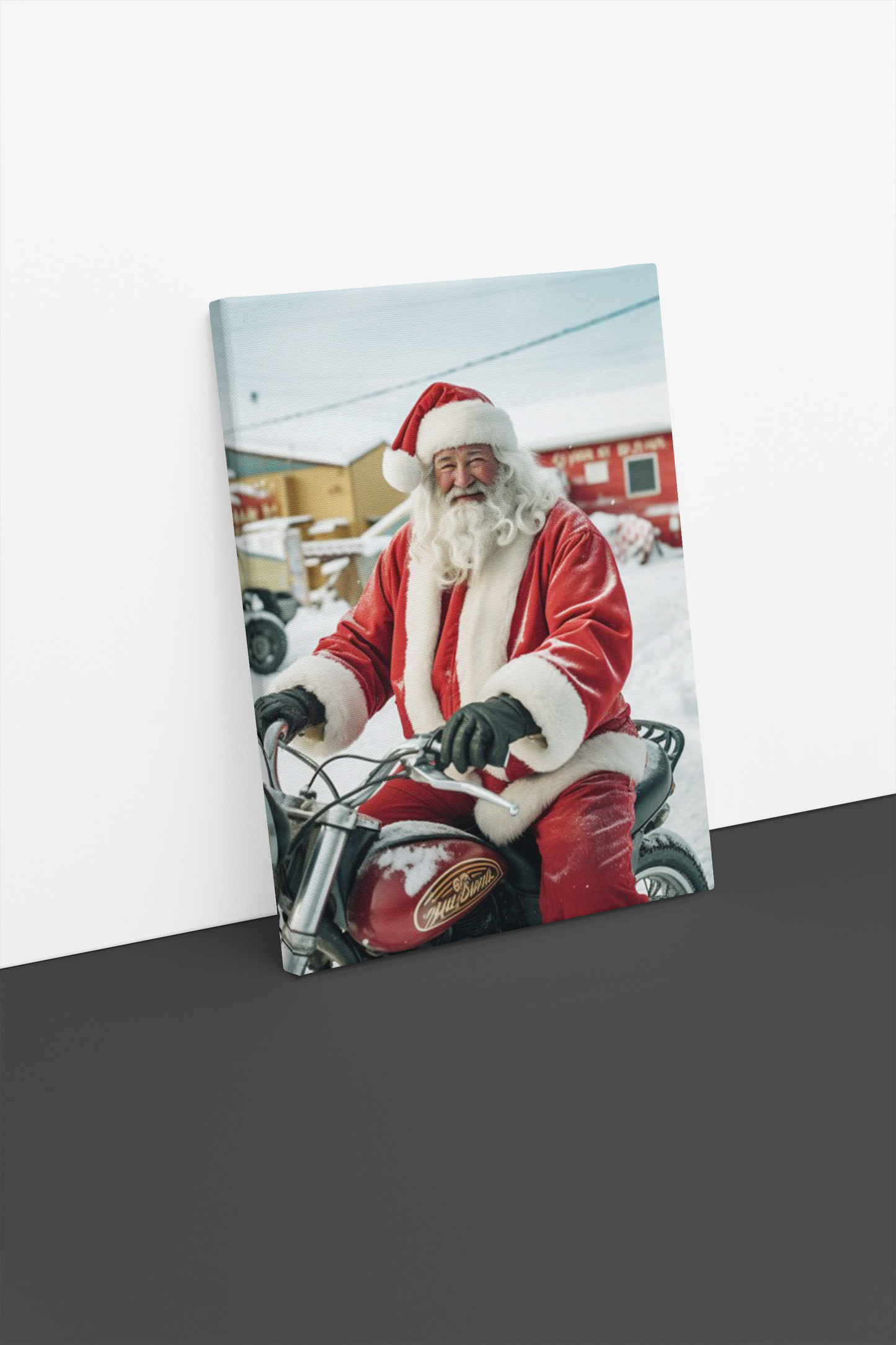 North West Territories Santa Canvas Print