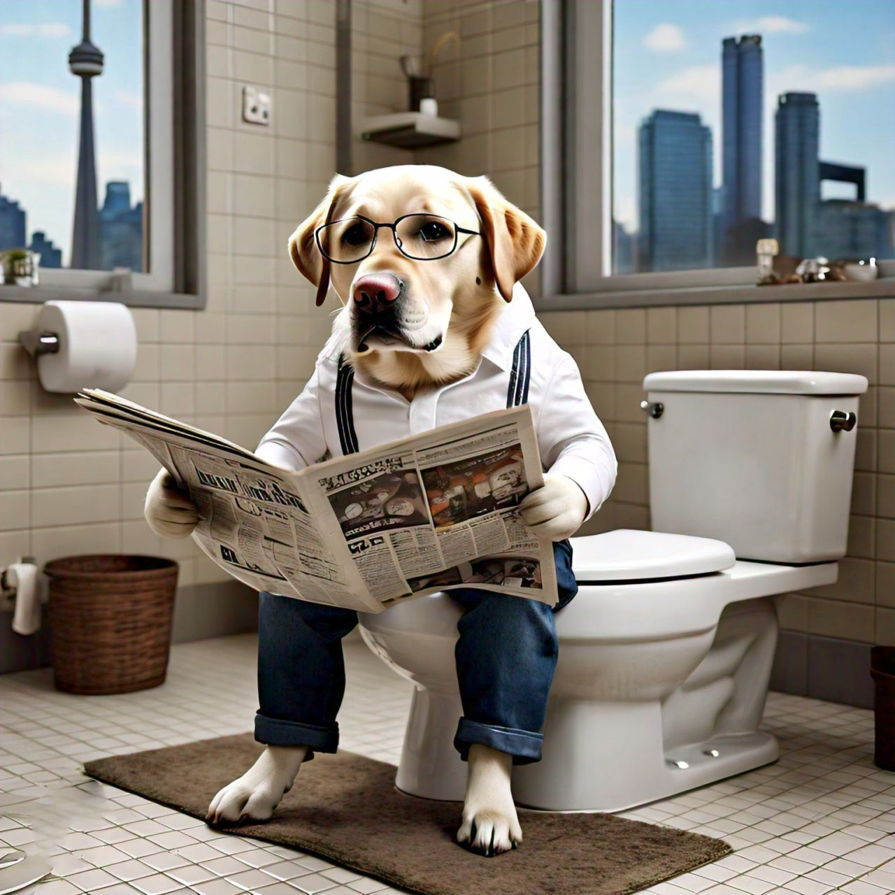 Ontario Dog Canvas Print