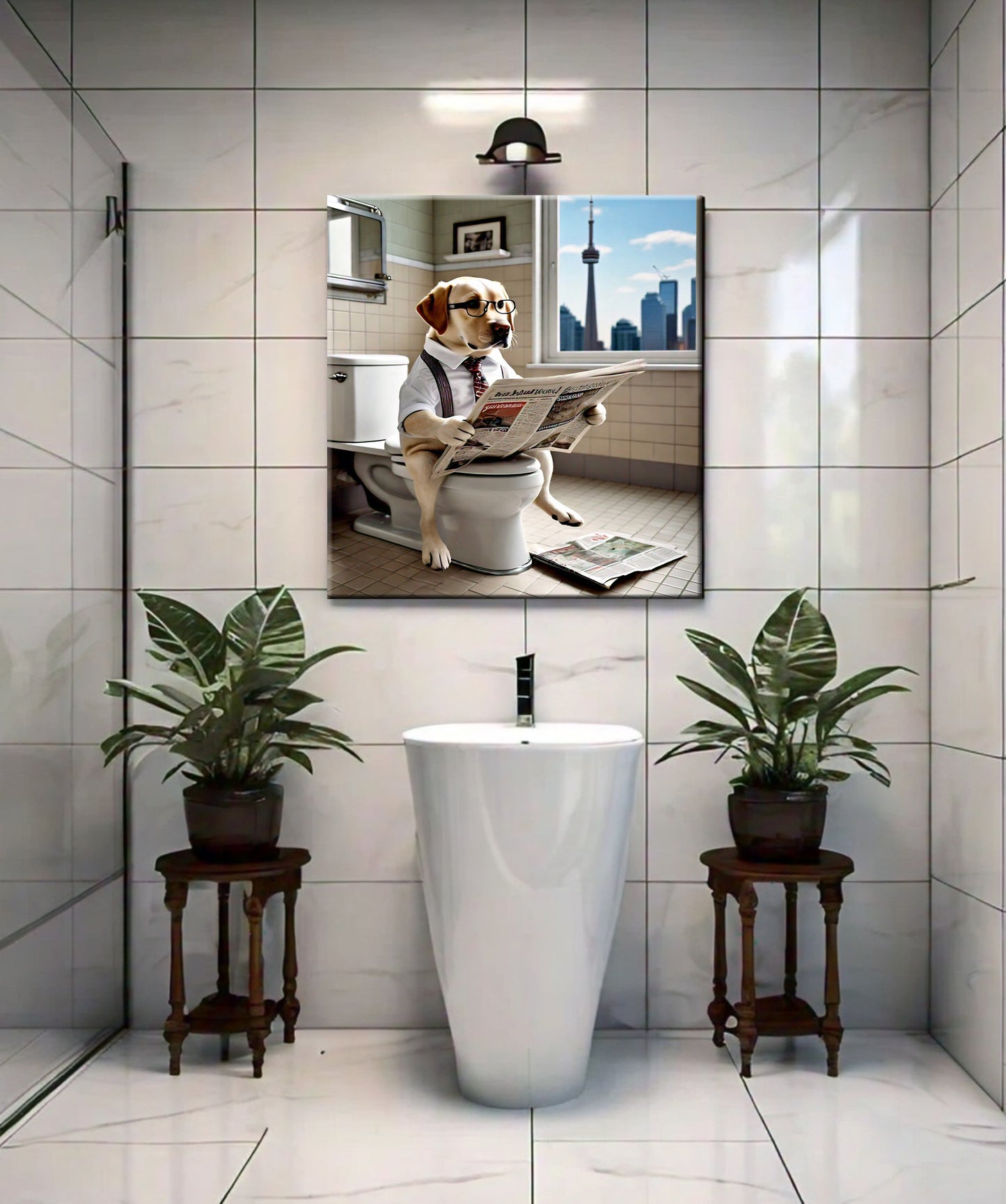 Ontario Dog Canvas Print