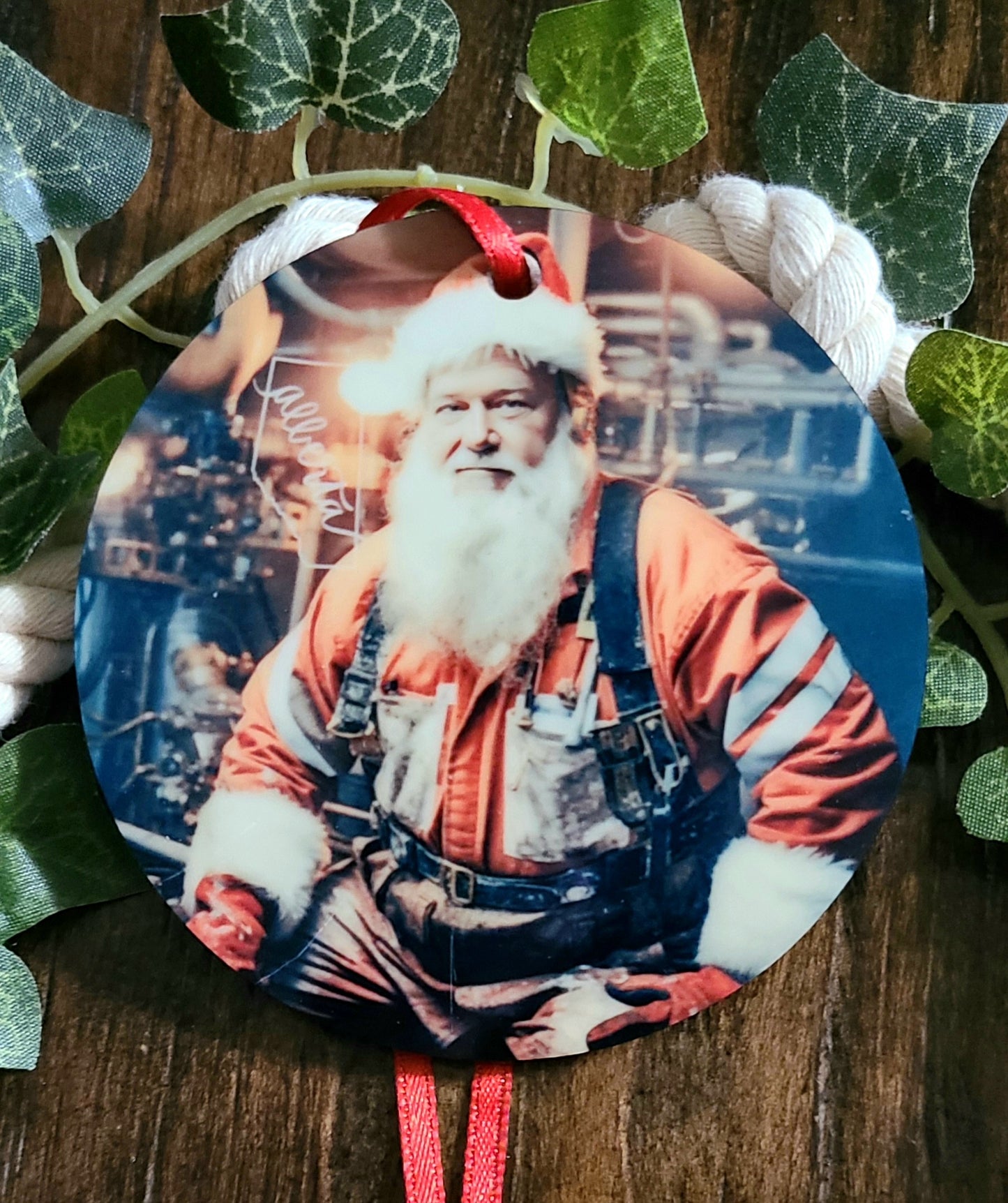 Alberta Santa Tree Ornament