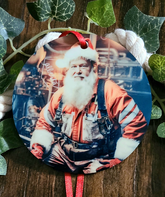 Alberta Santa Tree Ornament