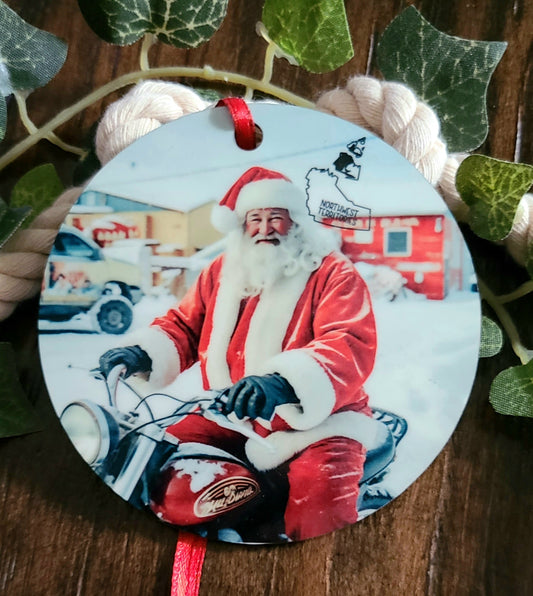 North West Territories Santa Tree Ornament