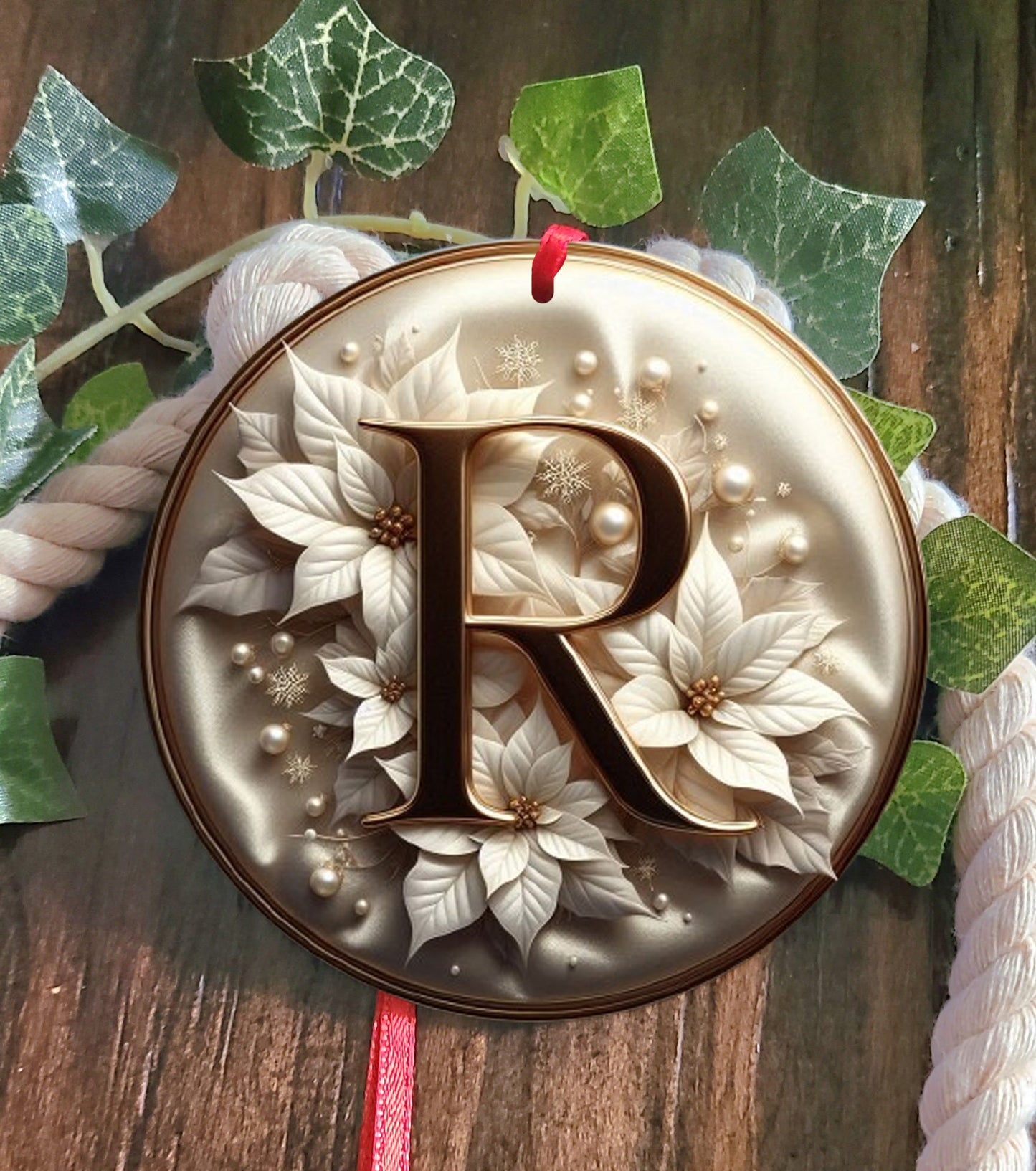 Monogram Tree Ornament