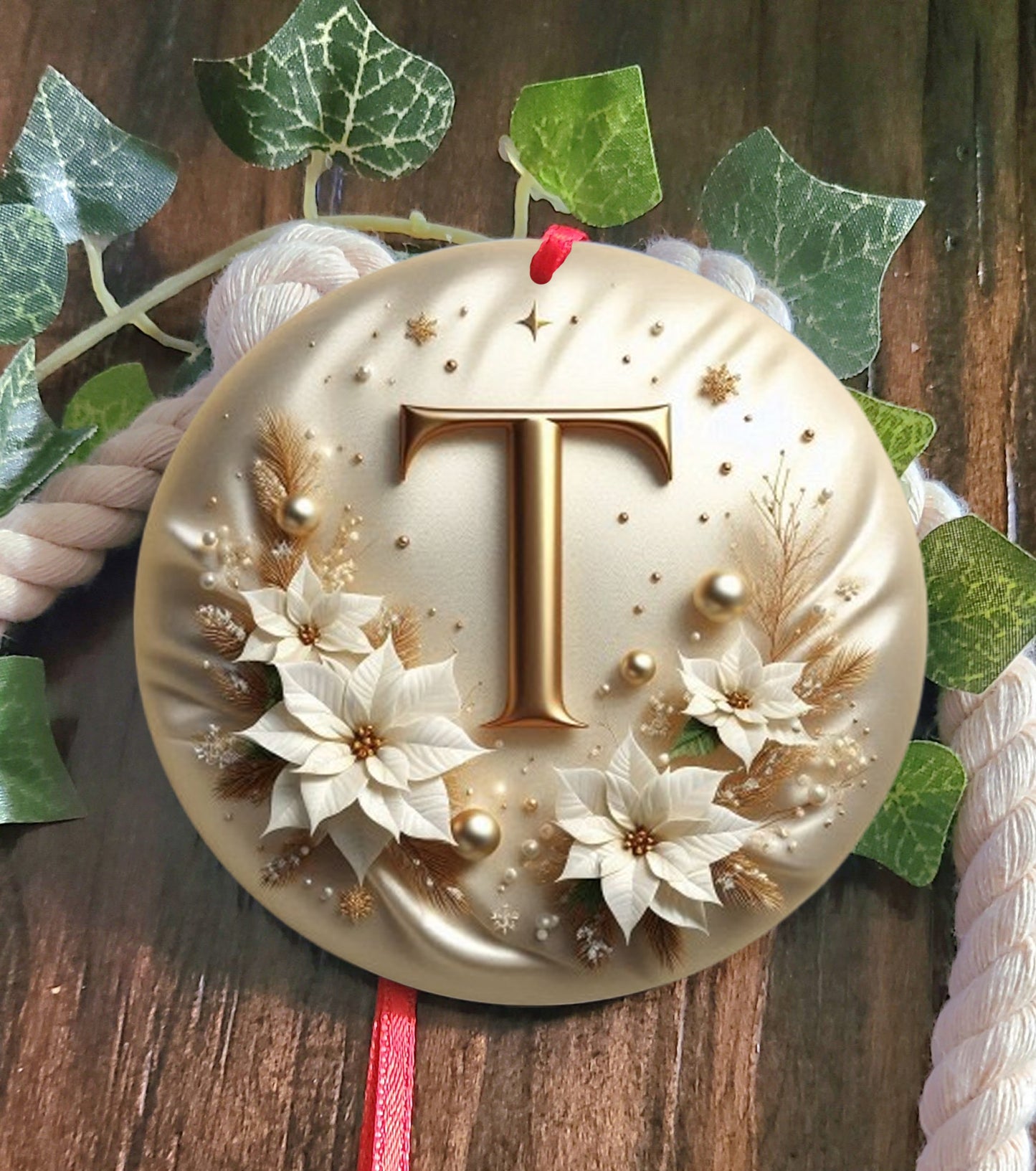 Monogram Tree Ornament