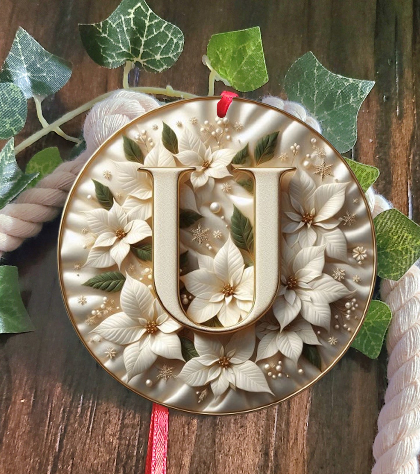 Monogram Tree Ornament
