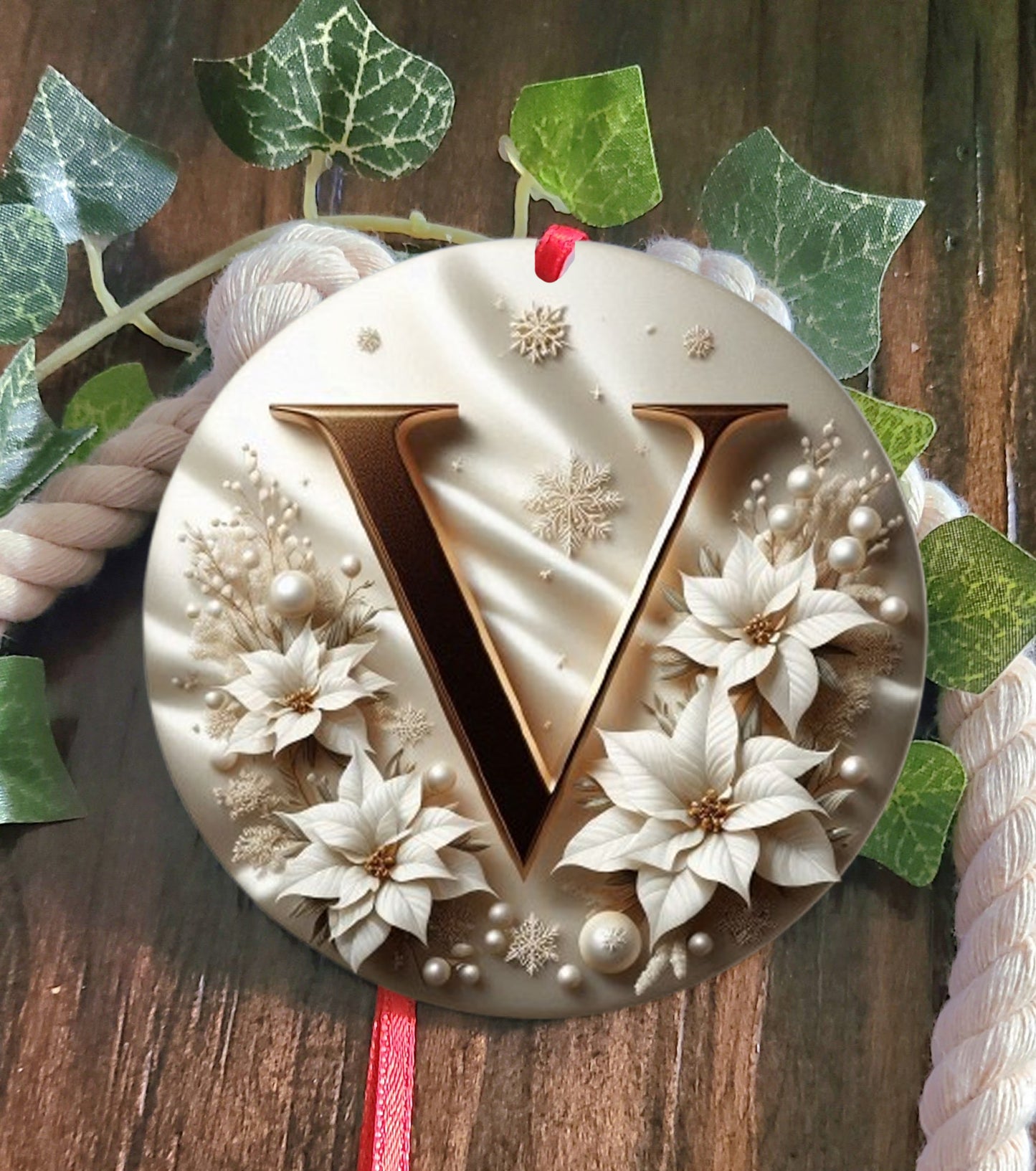Monogram Tree Ornament